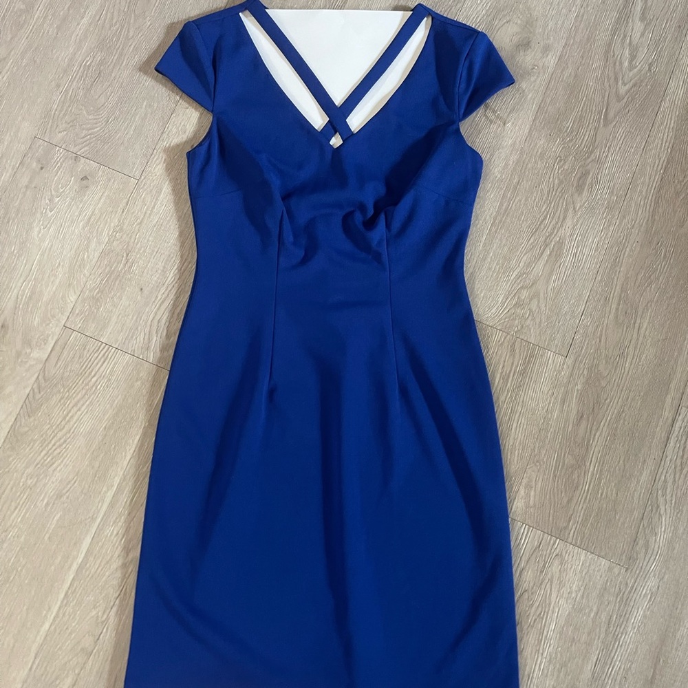 Elegant Blue Women's Dress